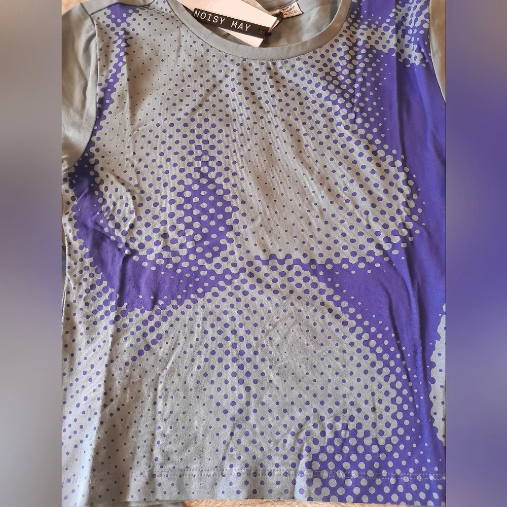 Noisy May Katinka Illusion Print Long Sleeve  Blouse - Picture 6 of 11